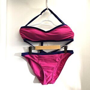Speedo Pink and Navy Bikini Set